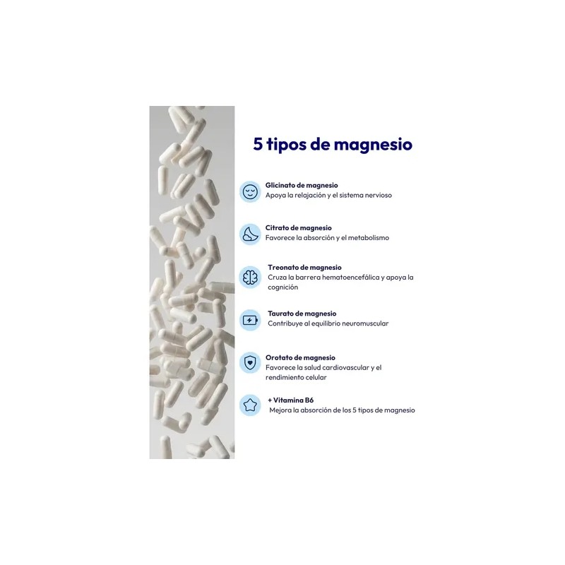 Magnesio Molecular Labs 5 5 Tipos De Magnesio 3 Frascos