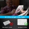 Book Page Magnifier with 46 Ultra-Bright Dimmable LEDs Light Handheld