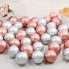 100pcs 5inch Tiny Rose Gold Silver Chrome Metallic Latex Balloons