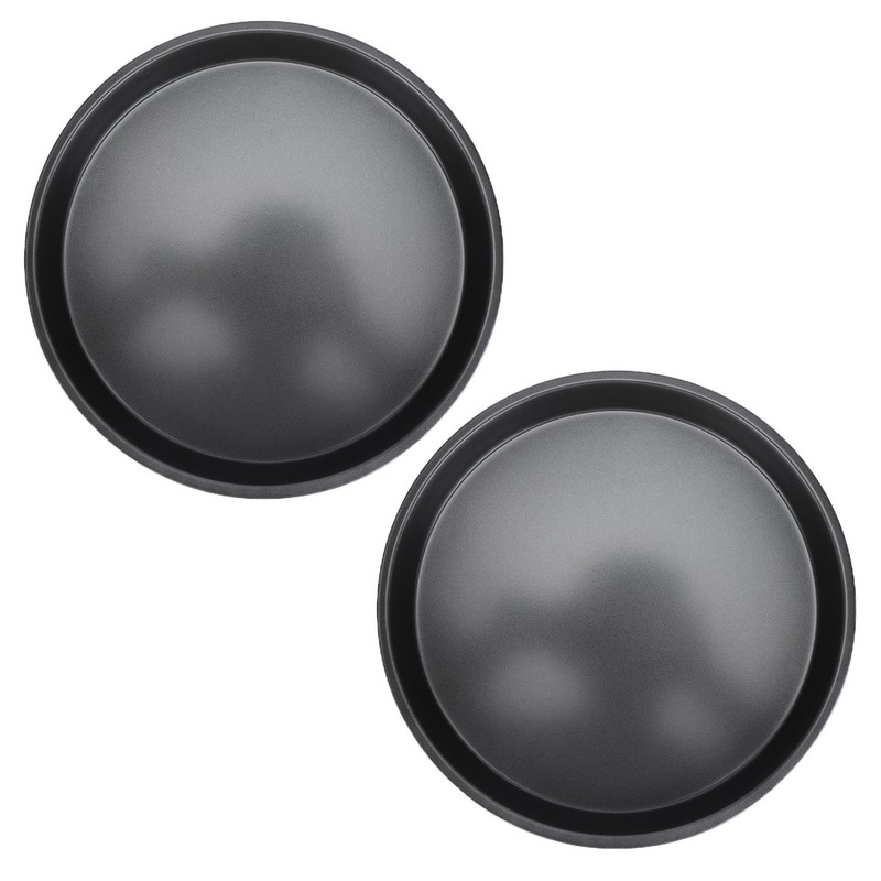 2Pcs Non Stick Pizza Pan Deep Thickened Carbon Steel Baking