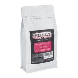 CHEF SALT Himalayan Pink Salt 3lb Fine Grain, Pack of 2