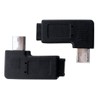 Posdou 1 Pair Right Left 90 Degree Angle Micro USB