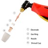 60pcs PT-31 Extended Air Plasma Cutting Nozzle Electrode Consumables Fit