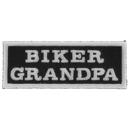 Biker Grandpa Patch, Biker Saying Patches