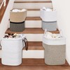 Degeyoyo Woven Stair Basket, Stair Baskets for Wooden Stairs, Carpeted