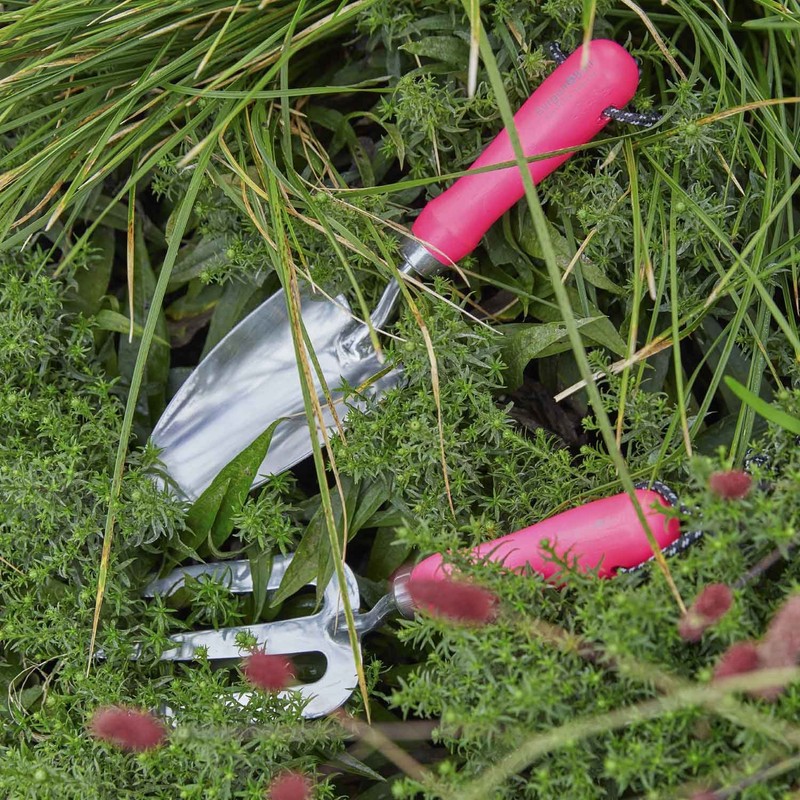 FloraBrite Pink Garden Hand Fork By Burgon & Ball