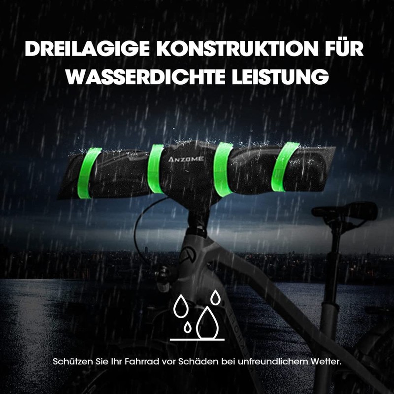 ANZOME Ebike Handlebar Protective Cover 92 cm Transport Protection Waterproof