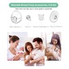 PDFans 2 Sets Wearable Breast Pump Parts Milk Collector Cup