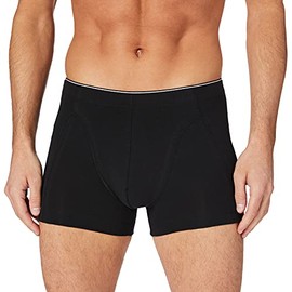 Schiesser Men's Boxer Shorts, black, xxl