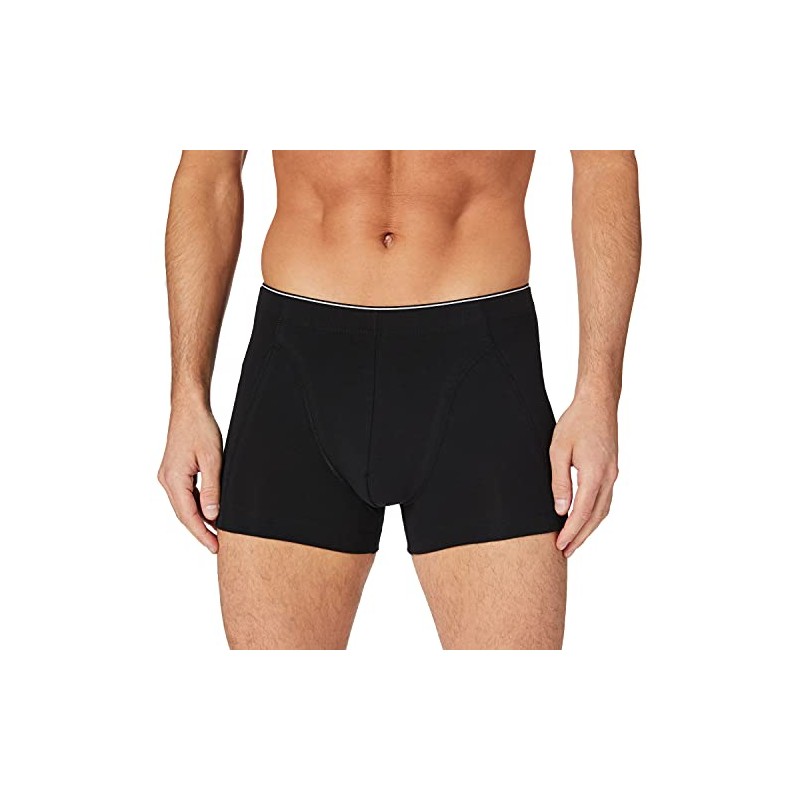 Schiesser Men's Boxer Shorts, black, xxl