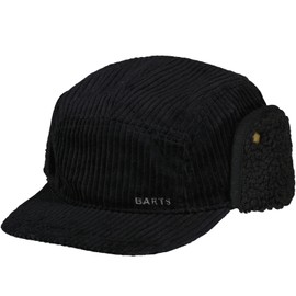 Barts M Rayner Cap Black - Warm Stylish Men's Cord Winter Hat, Size One Size - Colour Black, black