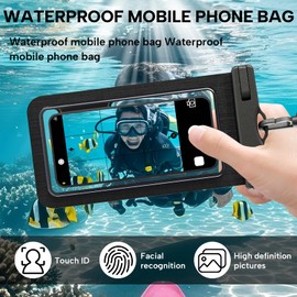2 Stück IPX8 Wasserdichte Experte Wasserdichte HandyhüLle , Unterwasser HüLle FüR Schwimmen, Geeignet FüR Smartphones Mit Einer Bildschirmdiagonale Von Bis Zu 7,2 Zoll，Passt Auf 99% Aller Smartphones