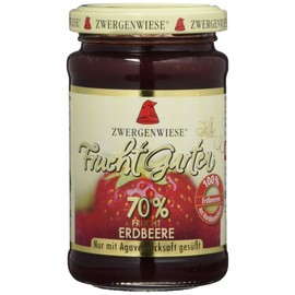 Zwergenwiese Organic Fruit Spread Fruit Garden Strawberry, 225 g