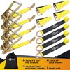 Trekassy 2”x 144” Car Tie Down Straps for Trailers Heavy