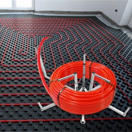 Heavy-Duty PEX Tubing Decoiler, Versatile Stainless Steel Stand for Uncoiling Radiant Heat Pipes, Water Lines, and Cables, Smooth Dispensing Action for Tangle-Free Work