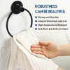 Industrial Towel Ring Rustic Pipe Hand Towel Holder Wall Mounted