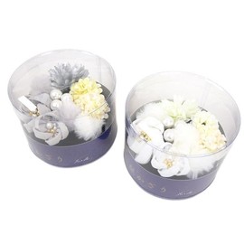 KK-073 Hair Ornaments 11 Piece Set, 2 Colors, Coming-of-Age Ceremony, Furisode (Silver)