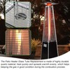 Patio Heater Glass Tube Replacement,49.5" Tall 4" Diameter with Silicone