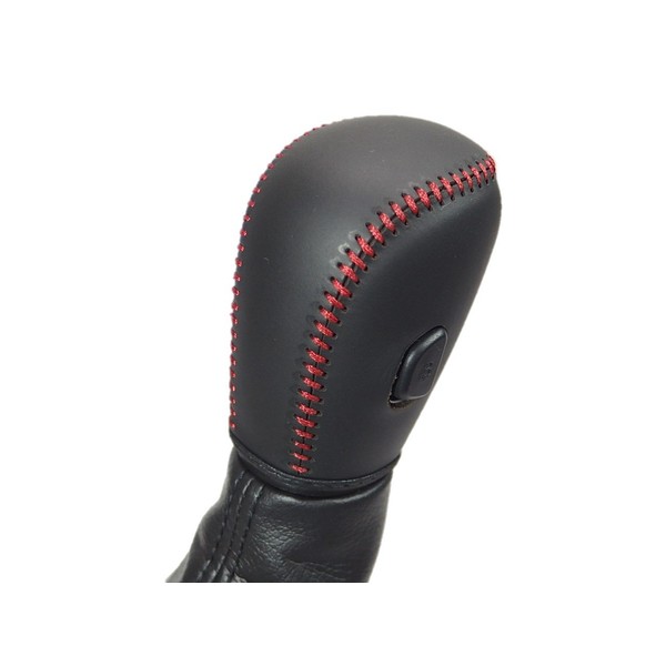 torikoro-re EX suihuto・igunio Other Black Leather X Red Stitching 3S – 37 DIY Shift Knob Genuine Leather w/Spool Replacement Kit 1bk3s37b1b1r