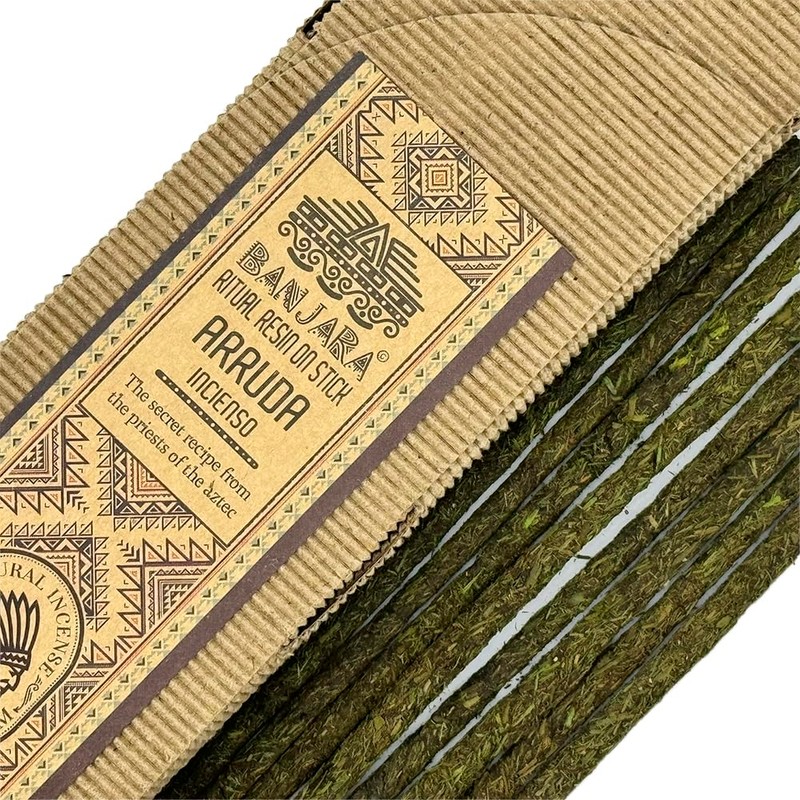 Aromasenses.- Banjara Ruda Ritual Resin Sahumerio Incense Sticks - Complete
