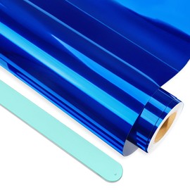 GIRAFVINYL - Rollo de vinilo calcomanía metálico para espejo de vinilo de 30 pies, vinilo para manualidades para decoración de tazas de bricolaje, decoración del hogar