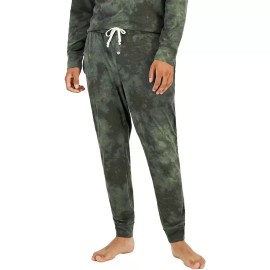 Sun + Stone Men   Green Tie-Dye Sleepwear Pajama Jogger Pants  Sz -LG