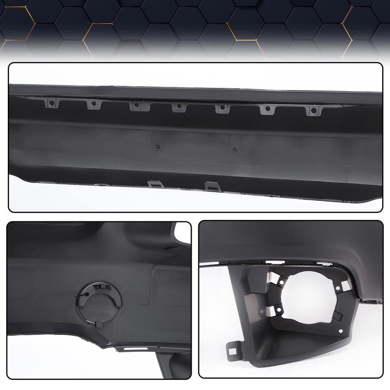 PIT66 Front Upper Bumper Cover Replacement Compatible With Jeep Cherokee
