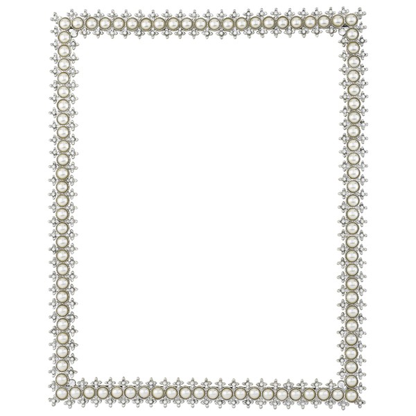 Olivia Riegel Crystal & Pearl 8" x 10" Frame