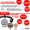 MYNEEED Office Chair Castors for Carpet, Soft Floor, Diameter 65