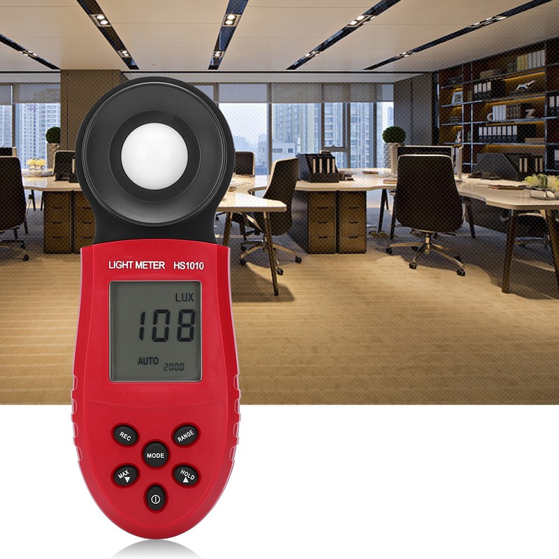 HS1010 Handheld Light Meter Digital Display Electric Illuminometer for Home