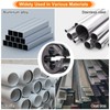 sourcing map Round Threading Die M8 x 1.25 Metric Thread
