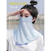 Sarawang Golf Face Sun Protection Mask - Premium Cool Outdoor Activity Mask (Unisex) Sun Protection Mask Blue 2ea