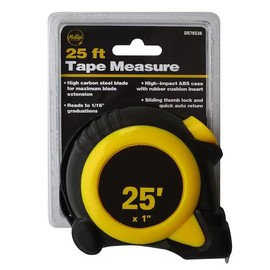 25 ft. L X 1 in. W Tape Measure, Mfr: DR76536-A