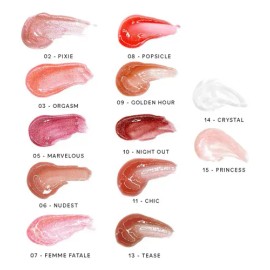 Italia Deluxe Thirsty Pout Pack 12 Unidades Brillo Labial                                                                                             