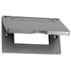 Sigma Electric 14249 Gray Sigma Horizontal Gfci Outlet Cover Wp