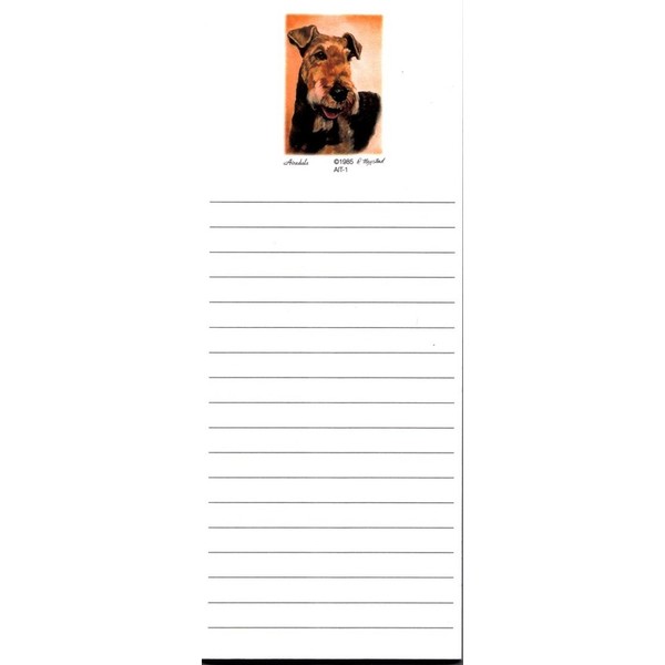 Airedale Magnetic List Pads - Set of 2