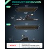 PWOBVZ LED Side Marker Lights for Chevy Camaro 2010-2015, 5th