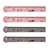 4 Pieces Of Cat Paw Rulers, Creative Measuring Rulers, Plastic