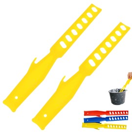 Paint Stir Stick, 2 Pcs Plastic Paint Sticks Stirring Stick Stirring Stick for Mixing Paint, Portable Paint Stirring Stick Stirring Stick Tool Oil Paint Household Blender for DIY Craft Sticks