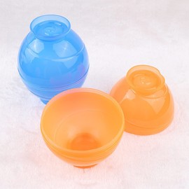 LALAFINA 2pcs Hair Coloring Bowl Thickened Plastic Mixing Cup DIY Hair Dye Tool Scale for Home Use