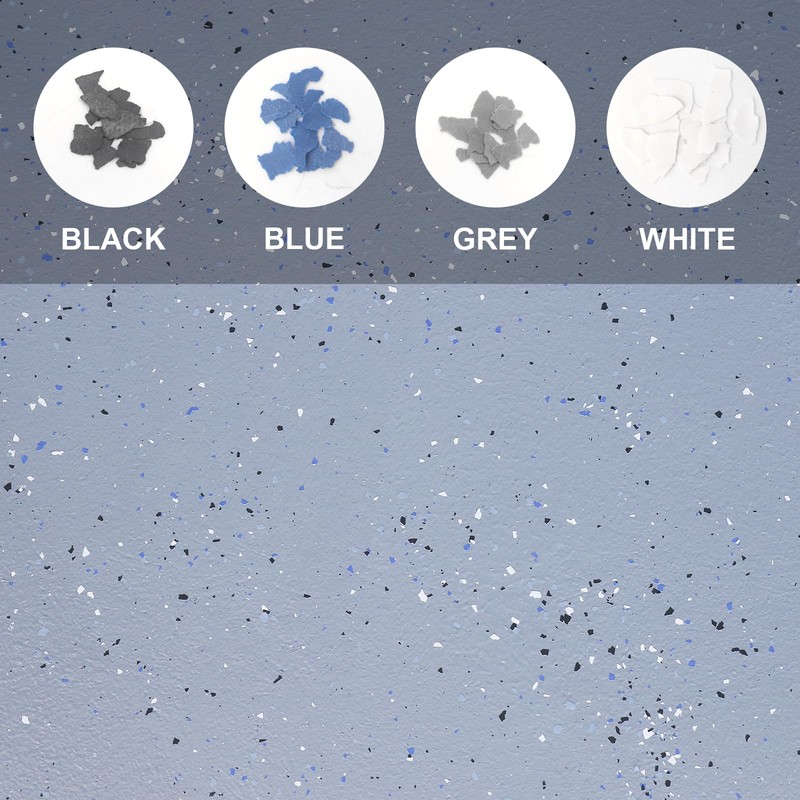 DingGreat Assorted Felt Pieces, Blue, Grey, Black and White, Craft