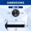 M6-1.0 x 30mm Flanged Button Head Socket Cap Screws (25