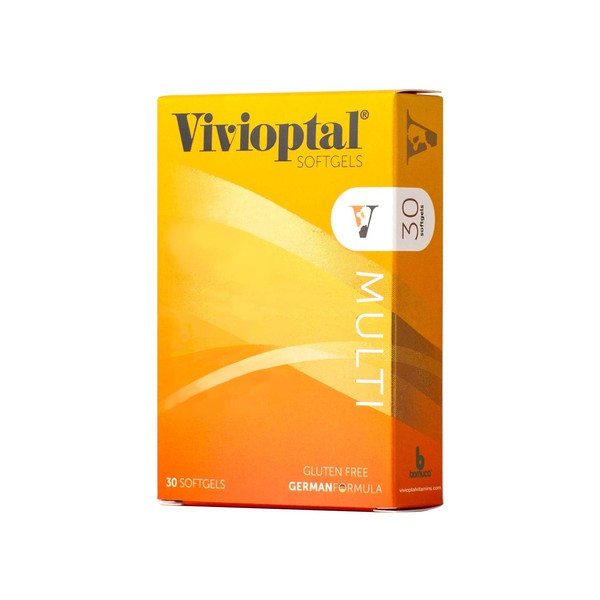 Vivioptal Multi 30 Softgels - Multivitamin & Multimineral Supplement - Lipotropic Substances & Trace Elements