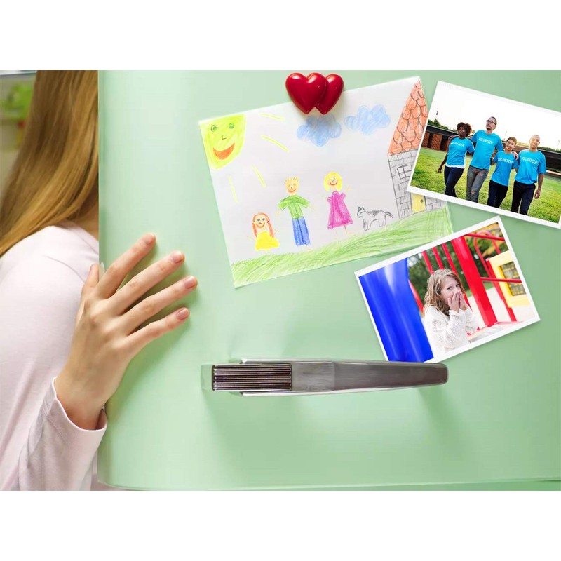 Mositear 10 Pack 4"x6" Premium Super Slim Magnetic Picture Pockets