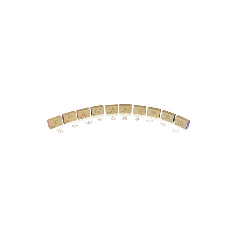 DESIGNMANUFAKTUR BERLIN GOLDCLIPS Cute Decorative Clips Paper Clips Bookmark Paper