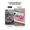 KEYVOZ Snackle Box Container with Lid- Travel Charcuterie Box with