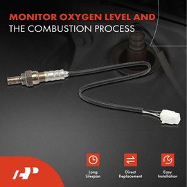 A-Premium - Sensor de oxígeno O2 compatible con Subaru Legacy 1999-2004, Outback 2000-2004, Baja 2003-2006, H4 2.5L, aguas abajo, reemplazo# 22690-AA43A, 22690AA73A