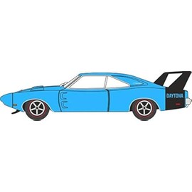 Oxford Diecast 87DD69004 Dodge Charger Daytona 1969 Bright Blue