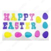 Easter Window Stickers, 4 Sheets 44Pcs Happy Easter Stickers, Easter