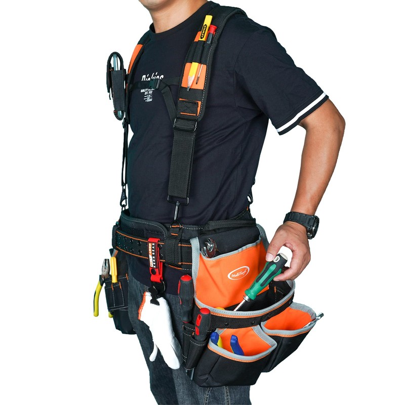 MELOTOUGH Pro Framer Combo System Tool Belt with Suspenders Construction